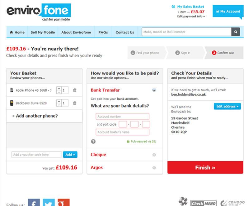  Checkout solution second iteration
